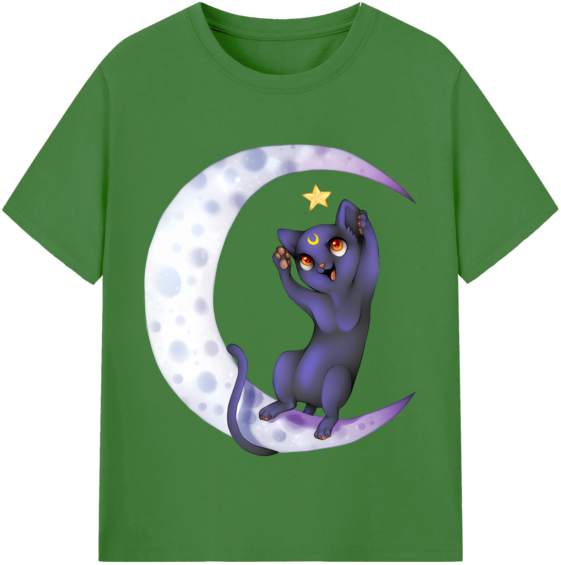 （画像用） 美少女戦士セーラームーン Sailor Moon レディースカジュアルプリントTシャツ（綿100％）